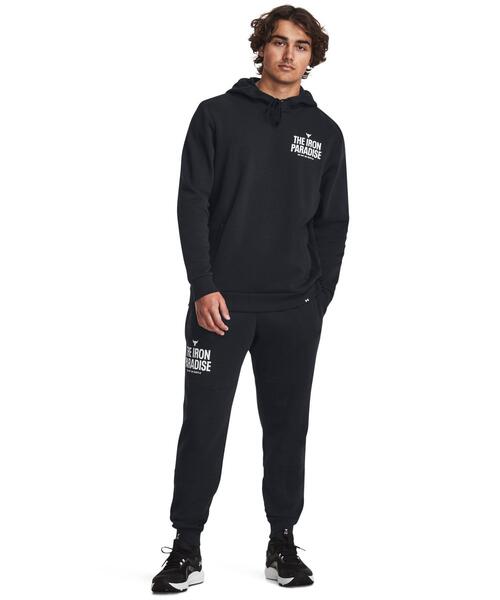 UNDER ARMOUR(アンダーアーマー)の「UAプロジェクトロック ライバルフリース フーディー(トレーニング/メンズ)(スウェット・メンズ・ブラック・M/S/XXL/XL/L)」の2枚目の写真