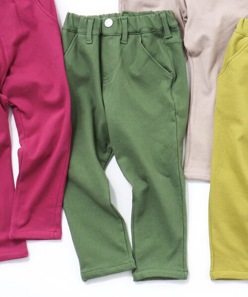 BREEZE（ブリーズ）の「あったかのびのびストレッチパンツ（その他パンツ・キッズ・ワインレッド/カーキ/ベージュ/チャコール/インディゴブルー/イエロー・120/140/90/110/80/130/100/150）」の3枚目の写真
