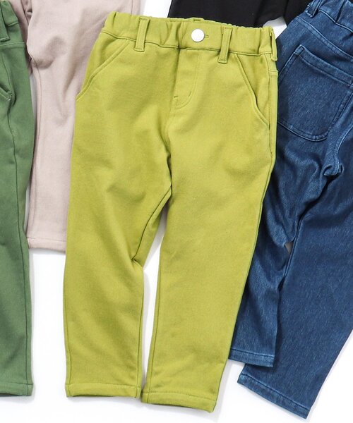 BREEZE（ブリーズ）の「あったかのびのびストレッチパンツ（その他パンツ・キッズ・ワインレッド/カーキ/ベージュ/チャコール/インディゴブルー/イエロー・120/140/90/110/80/130/100/150）」の5枚目の写真