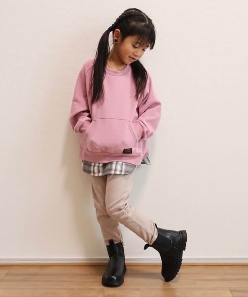 BREEZE（ブリーズ）の「あったかのびのびストレッチパンツ（その他パンツ・キッズ・ワインレッド/カーキ/ベージュ/チャコール/インディゴブルー/イエロー・120/140/90/110/80/130/100/150）」の7枚目の写真