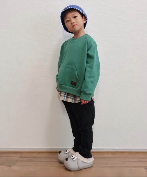 BREEZE（ブリーズ）の「あったかのびのびストレッチパンツ（その他パンツ・キッズ・ワインレッド/カーキ/ベージュ/チャコール/インディゴブルー/イエロー・120/140/90/110/80/130/100/150）」の10枚目の写真