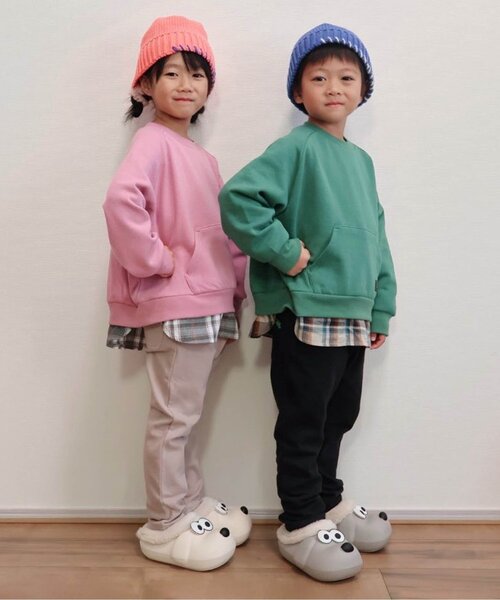 BREEZE（ブリーズ）の「あったかのびのびストレッチパンツ（その他パンツ・キッズ・ワインレッド/カーキ/ベージュ/チャコール/インディゴブルー/イエロー・120/140/90/110/80/130/100/150）」の11枚目の写真