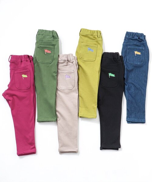 BREEZE（ブリーズ）の「あったかのびのびストレッチパンツ（その他パンツ・キッズ・ワインレッド/カーキ/ベージュ/チャコール/インディゴブルー/イエロー・120/140/90/110/80/130/100/150）」の14枚目の写真