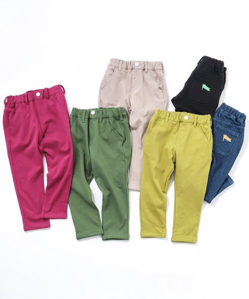 BREEZE（ブリーズ）の「あったかのびのびストレッチパンツ（その他パンツ・キッズ・ワインレッド/カーキ/ベージュ/チャコール/インディゴブルー/イエロー・120/140/90/110/80/130/100/150）」の15枚目の写真