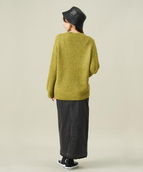 Pitta Re:)（ピッタリ）の「ニット ラメファンシープルオーバーニット（ニット/セーター・レディース・ターコイズブルー/オリーブ・L/M）」の5枚目の写真