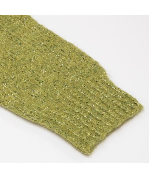 Pitta Re:)（ピッタリ）の「ニット ラメファンシープルオーバーニット（ニット/セーター・レディース・ターコイズブルー/オリーブ・L/M）」の8枚目の写真