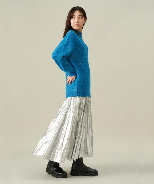 Pitta Re:)（ピッタリ）の「ニット ラメファンシープルオーバーニット（ニット/セーター・レディース・ターコイズブルー/オリーブ・L/M）」の9枚目の写真