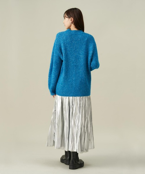 Pitta Re:)（ピッタリ）の「ニット ラメファンシープルオーバーニット（ニット/セーター・レディース・ターコイズブルー/オリーブ・L/M）」の11枚目の写真