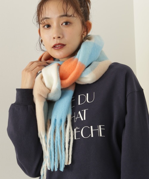 N.（N. Natural Beauty Basic）（エヌエヌナチュラルビューティーベーシック）の「◆マルチチェックストール（ストール/ショール・レディース・チェック・ﾌﾘ-）」の5枚目の写真