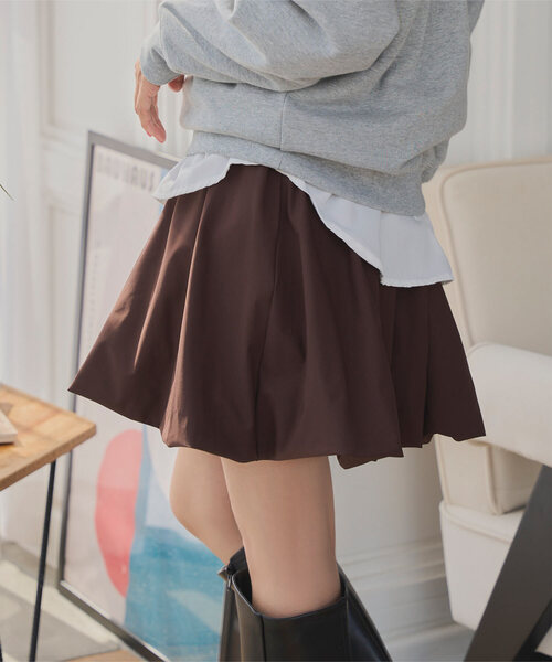 ビスチェにもなる2wayバルーンミニスカート（スカート）｜KOBE LETTUCE