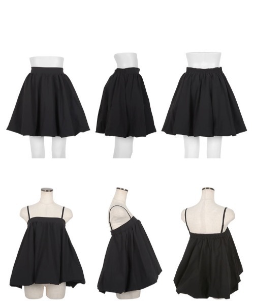 ShareSpirit ビスチェでもスカートにもOK❣️ SETUP7 セットアップ 「SETUP7」Camisole bustire × Frilled Skirt