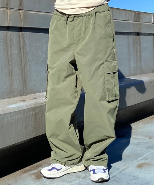 ELEMENT/エレメント カーゴパンツ ルーズシルエット 中薄生地 ドローコード BE021-709