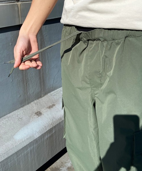 ELEMENT/エレメント カーゴパンツ ルーズシルエット 中薄生地 ドローコード BE021-709