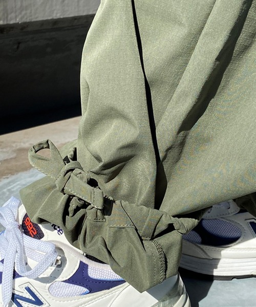 ELEMENT/エレメント カーゴパンツ ルーズシルエット 中薄生地 ドローコード BE021-709