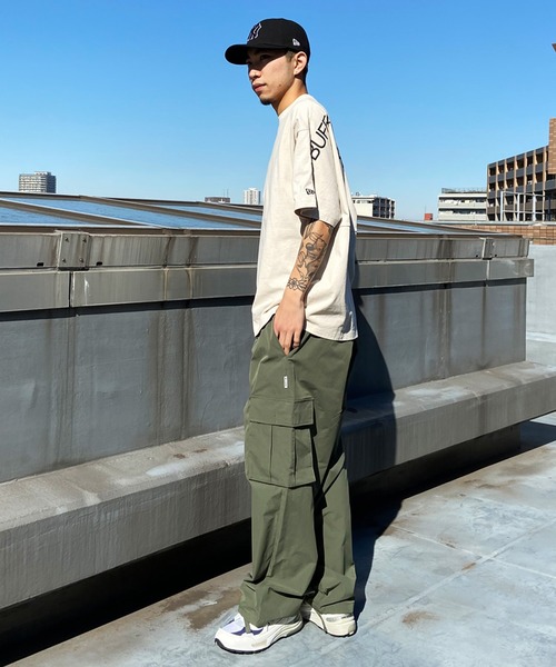 ELEMENT/エレメント カーゴパンツ ルーズシルエット 中薄生地 ドローコード BE021-709