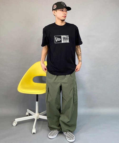 ELEMENT/エレメント カーゴパンツ ルーズシルエット 中薄生地 ドローコード BE021-709