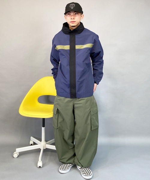 ELEMENT/エレメント カーゴパンツ ルーズシルエット 中薄生地 ドローコード BE021-709