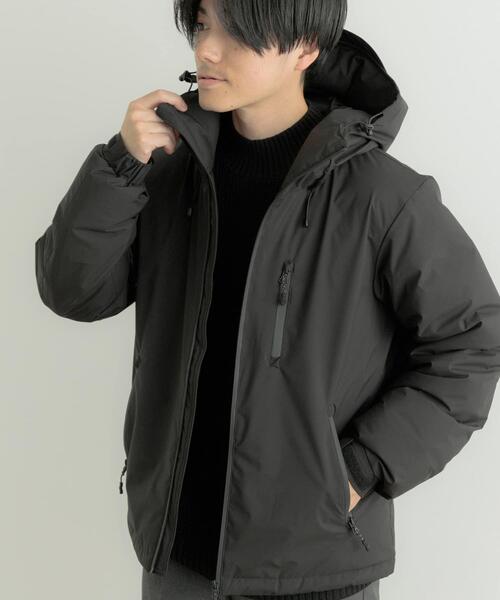 ITEMS URBANRESEARCH（アイテムズ アーバンリサーチ）の「ダウンパーカー 600FP（ダウンジャケット/コート・メンズ・ベージュ/ブラック・MEDIUM/LARGE）」の15枚目の写真