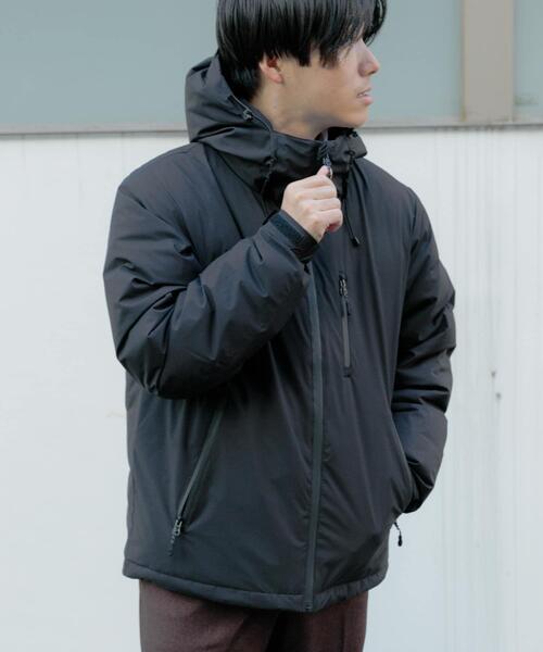 ITEMS URBANRESEARCH（アイテムズ アーバンリサーチ）の「ダウンパーカー 600FP（ダウンジャケット/コート・メンズ・ベージュ/ブラック・MEDIUM/LARGE）」の18枚目の写真