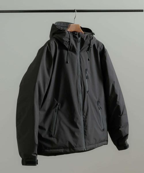 ITEMS URBANRESEARCH（アイテムズ アーバンリサーチ）の「ダウンパーカー 600FP（ダウンジャケット/コート・メンズ・ベージュ/ブラック・MEDIUM/LARGE）」の22枚目の写真