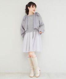 MAJESTIC LEGON | フロントギャザーチュールビスチェ(ベスト)