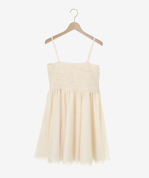 MAJESTIC LEGON（マジェスティックレゴン）の「フロントギャザーチュールビスチェ（ベスト・レディース・ブラック/ブルー/アイボリー・MEDIUM）」の18枚目の写真