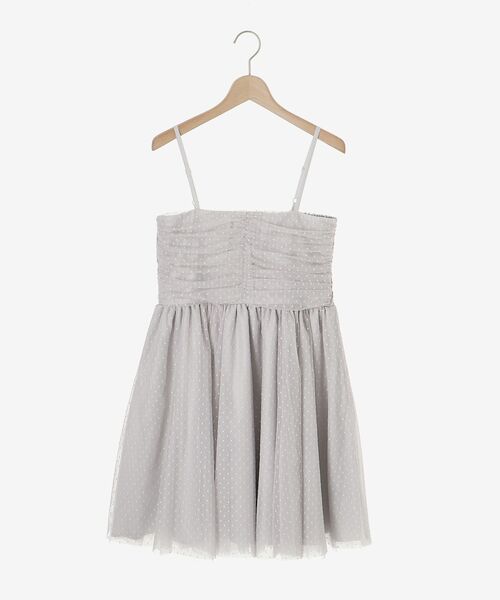 MAJESTIC LEGON（マジェスティックレゴン）の「フロントギャザーチュールビスチェ（ベスト・レディース・ブラック/ブルー/アイボリー・MEDIUM）」の19枚目の写真