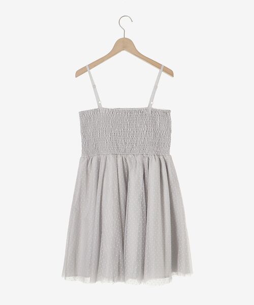 MAJESTIC LEGON（マジェスティックレゴン）の「フロントギャザーチュールビスチェ（ベスト・レディース・ブラック/ブルー/アイボリー・MEDIUM）」の21枚目の写真