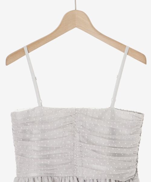 MAJESTIC LEGON（マジェスティックレゴン）の「フロントギャザーチュールビスチェ（ベスト・レディース・ブラック/ブルー/アイボリー・MEDIUM）」の22枚目の写真