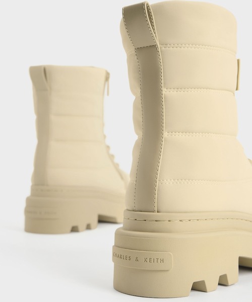 【セール】ナイロン パッフィーリジッドソールブーツ(ブーツ)|CHARLES & KEITH(チャールズ & キース) 【セール】ナイロン パッフィーリジッドソールブーツ(ブーツ)|CHARLES & KEITH(チャールズ & キース)