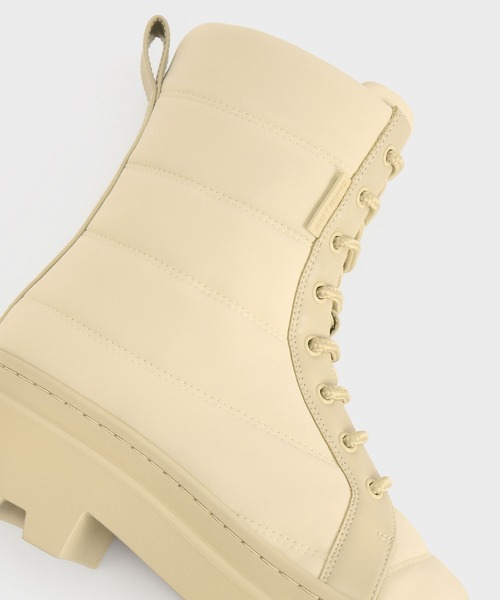 【セール】ナイロン パッフィーリジッドソールブーツ(ブーツ)|CHARLES & KEITH(チャールズ & キース) 【セール】ナイロン パッフィーリジッドソールブーツ(ブーツ)|CHARLES & KEITH(チャールズ & キース)