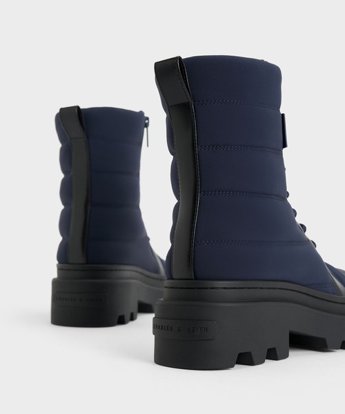 【セール】ナイロン パッフィーリジッドソールブーツ(ブーツ)|CHARLES & KEITH(チャールズ & キース) 【セール】ナイロン パッフィーリジッドソールブーツ(ブーツ)|CHARLES & KEITH(チャールズ & キース)