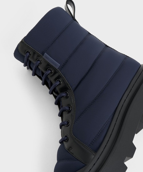【セール】ナイロン パッフィーリジッドソールブーツ(ブーツ)|CHARLES & KEITH(チャールズ & キース) 【セール】ナイロン パッフィーリジッドソールブーツ(ブーツ)|CHARLES & KEITH(チャールズ & キース)