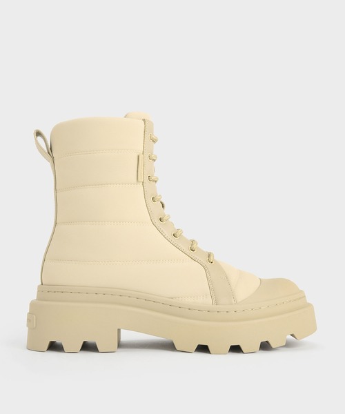 【セール】ナイロン パッフィーリジッドソールブーツ(ブーツ)|CHARLES & KEITH(チャールズ & キース) 【セール】ナイロン パッフィーリジッドソールブーツ(ブーツ)|CHARLES & KEITH(チャールズ & キース)