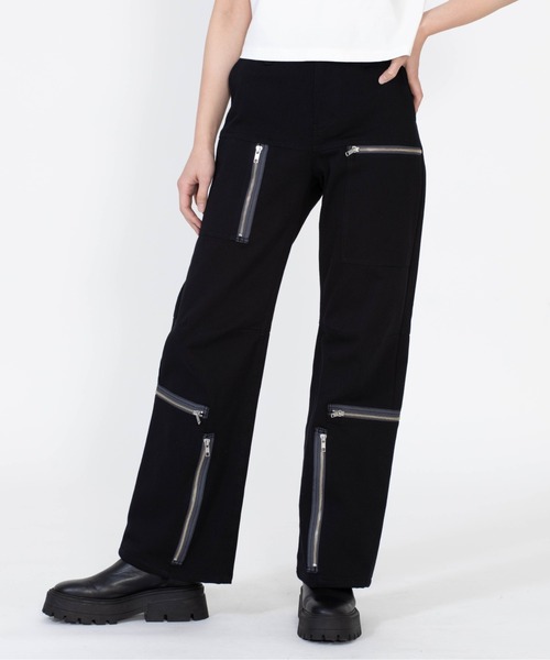 X-girl（エックスガール）の「FLIGHT PANTS（その他パンツ・レディース・グレー/オリーブ/ブラック・S/M）」の2枚目の写真