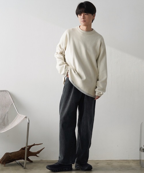 LIDNM　VINTAGE SLUB STRAIGHT DENIM VINTAGE SLUB STRAIGHT DENIM