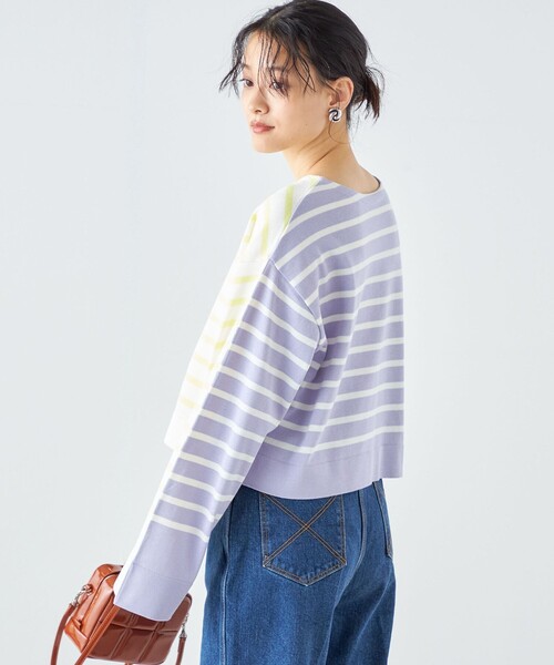 SHIPS for women / シップスウィメン 〈手洗い可能〉前後2WAY TOKUSHIMA ボーダー ニット 24SS ◇ 楽天市場】【SALE／60%OFF】＜手洗い可能＞前後2WAY TOKUSHIMA