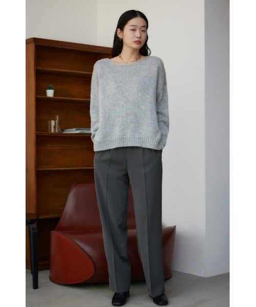 AZUL by moussy(アズールバイマウジー)の「カラーニットプルオーバー(ニット/セーター・レディース・ブルー/ライトグレー/ライトパープル/アイボリー・FREE)」の15枚目の写真