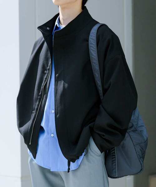 SENSE OF PLACE by URBAN RESEARCH（センスオブプレイスバイアーバンリサーチ）の「ショートモッズコート（モッズコート・メンズ・ブラック/ブルー・LARGE/MEDIUM）」の2枚目の写真