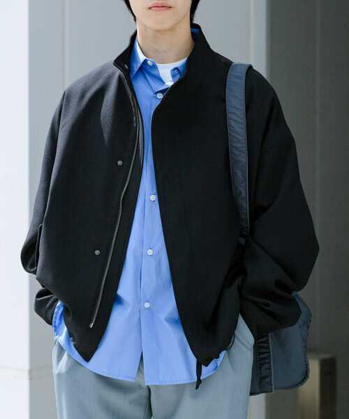 SENSE OF PLACE by URBAN RESEARCH（センスオブプレイスバイアーバンリサーチ）の「ショートモッズコート（モッズコート・メンズ・ブラック/ブルー・LARGE/MEDIUM）」の3枚目の写真