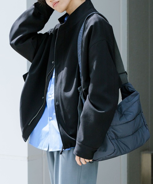 SENSE OF PLACE by URBAN RESEARCH（センスオブプレイスバイアーバンリサーチ）の「ショートモッズコート（モッズコート・メンズ・ブラック/ブルー・LARGE/MEDIUM）」の5枚目の写真