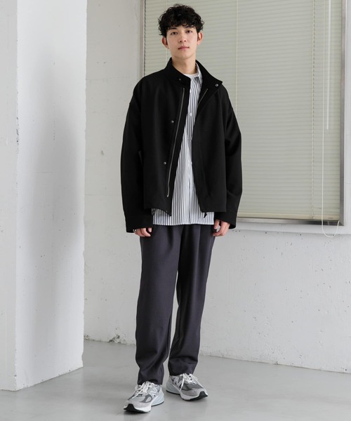 SENSE OF PLACE by URBAN RESEARCH（センスオブプレイスバイアーバンリサーチ）の「ショートモッズコート（モッズコート・メンズ・ブラック/ブルー・LARGE/MEDIUM）」の17枚目の写真