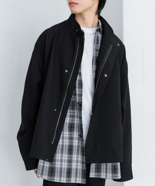 SENSE OF PLACE by URBAN RESEARCH（センスオブプレイスバイアーバンリサーチ）の「ショートモッズコート（モッズコート・メンズ・ブラック/ブルー・LARGE/MEDIUM）」の20枚目の写真