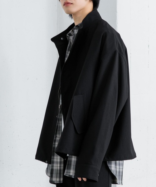SENSE OF PLACE by URBAN RESEARCH（センスオブプレイスバイアーバンリサーチ）の「ショートモッズコート（モッズコート・メンズ・ブラック/ブルー・LARGE/MEDIUM）」の22枚目の写真