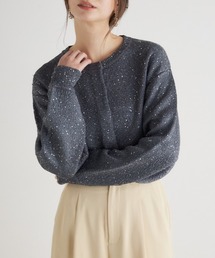 スパンコールニットカーディガン 春服