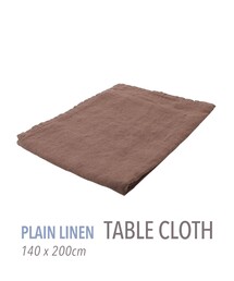TOMORROWLAND HOME（トゥモローランドホーム）の「プレーンリネン テーブルクロス（140cm X 200cm）（ランチョンマット/テーブルウェア）」