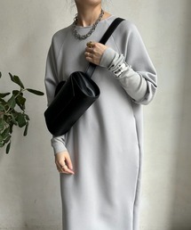 DouDou | 袖リブダンボールワンピース(ワンピース)