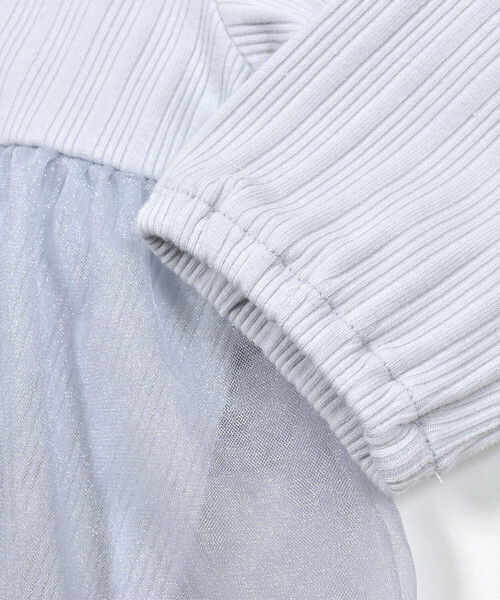 SLAP SLIP BABY（スラップスリップベビー）の「レース襟付グログランリボンラメチュールスカートボディミニベビー(70~80cm)（ロンパース・キッズ・ブルー/イエロー・70cm/80ｃｍ）」の18枚目の写真