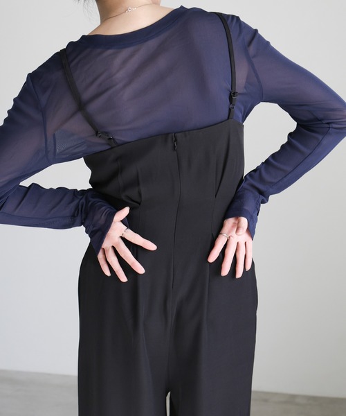 限定品✨　SUKALA フロントタックオールインワン　スポーツ　トレーニング SUKALA】コンビカラーオールインワン(M・Lサイズ ワイン・ブラック