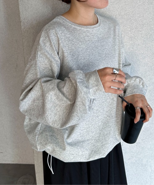 feepur(フェピュール)の「裾スピンドルオーバーロンT(Tシャツ/カットソー・レディース・オフホワイト/オートミール/ブラック・MEDIUM)」の21枚目の写真